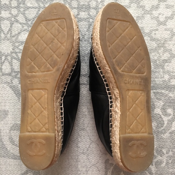 Chanel espadrilles black size 37. 100% authentic - Picture 3 of 4